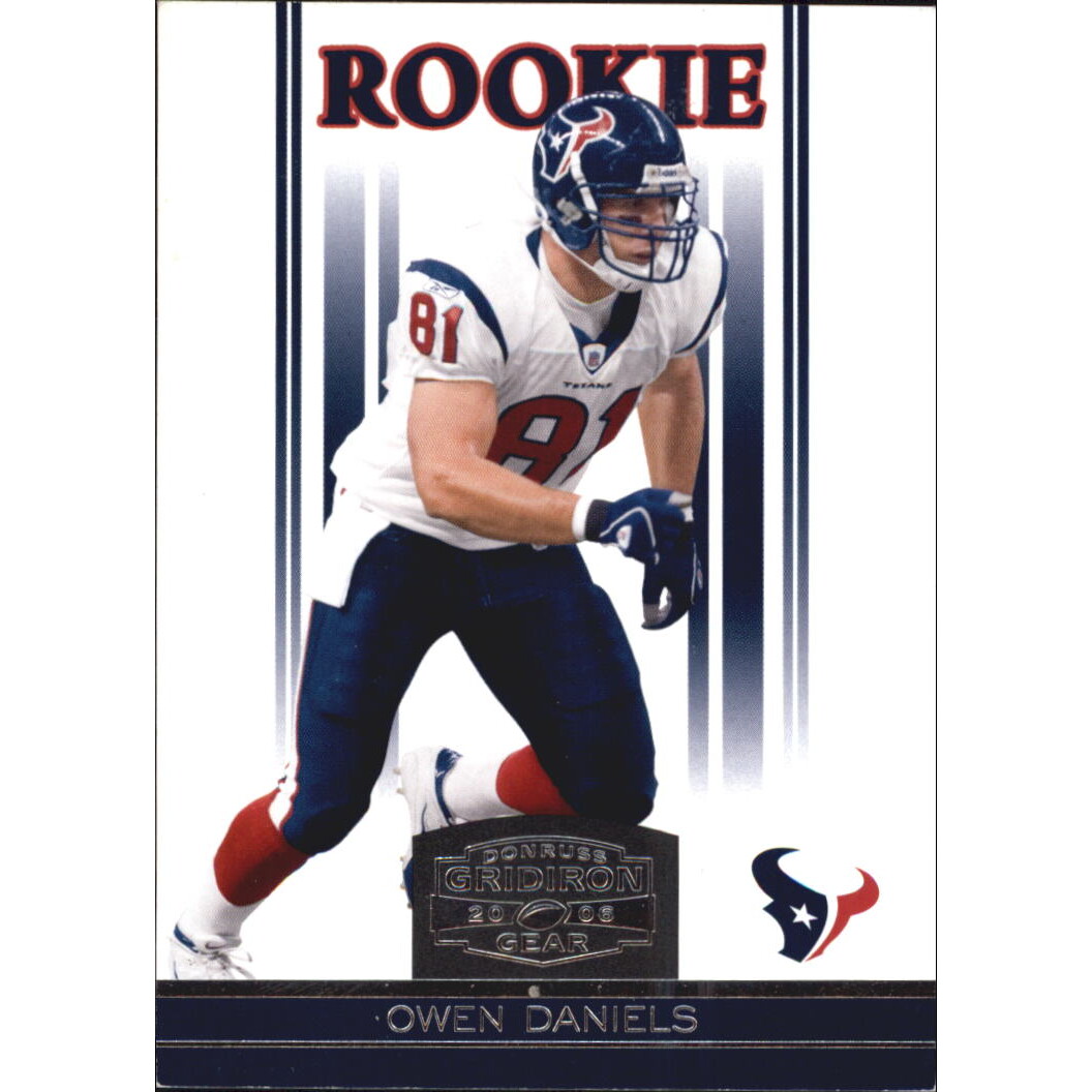 2006 Donruss Gridiron Gear Retail #181 Owen Daniels RC. rookie card picture