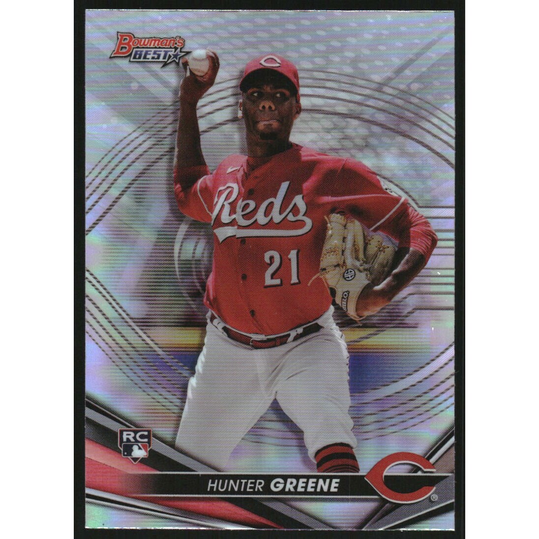 2022 Bowman's Best Refractors #54 Hunter Greene