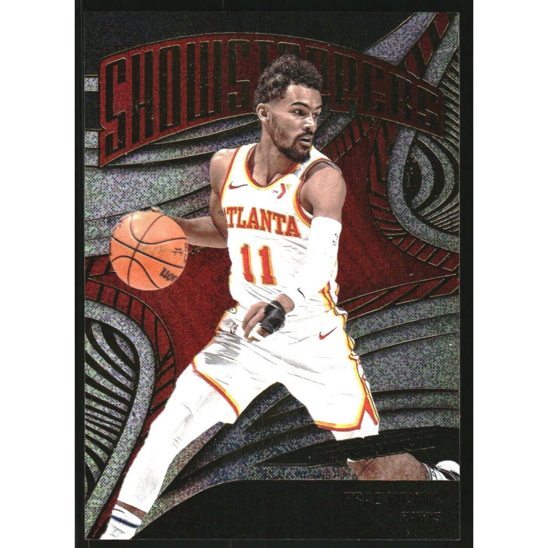 2024-25 Panini Revolution Showstoppers Neutron #3 Trae Young. rookie card picture