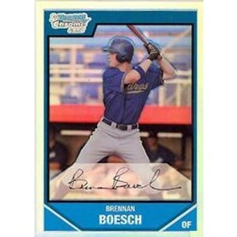 2007 Bowman Chrome Prospects Refractors #BC13 Brennan Boesch
