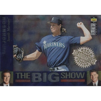 1997 Collector's Choice The Big Show World Headquarters #44 Randy Johnson