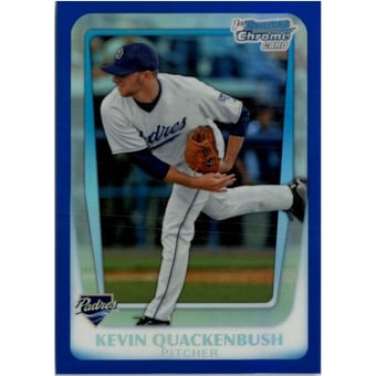 2011 Bowman Chrome Draft Prospects Blue Refractors #BDPP56 Kevin Quackenbush