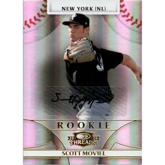 2008 Donruss Threads Signatures Gold #133 Scott Moviel/100
