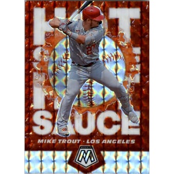 2021 Panini Mosaic Hot Sauce Mosaic #1 Mike Trout