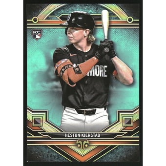 2024 Topps Triple Threads Aquamarine #137 Heston Kjerstad