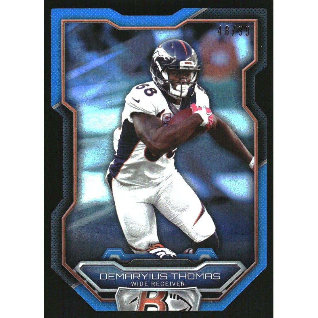 2015 Bowman Die Cut Blue #BCDCDT Demaryius Thomas. rookie card picture