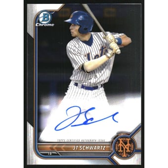 2022 Bowman Chrome Prospect Autographs #CPAJS JT Schwartz