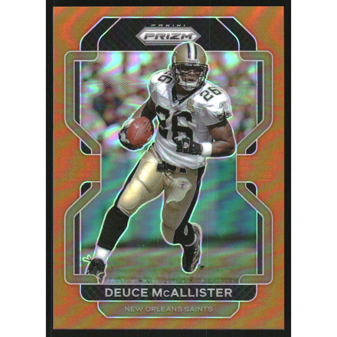 2021 Panini Prizm Prizms Orange #307 Deuce McAllister