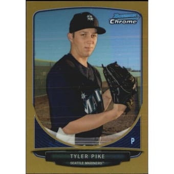 2013 Bowman Chrome Mini Gold Refractors #176 Tyler Pike