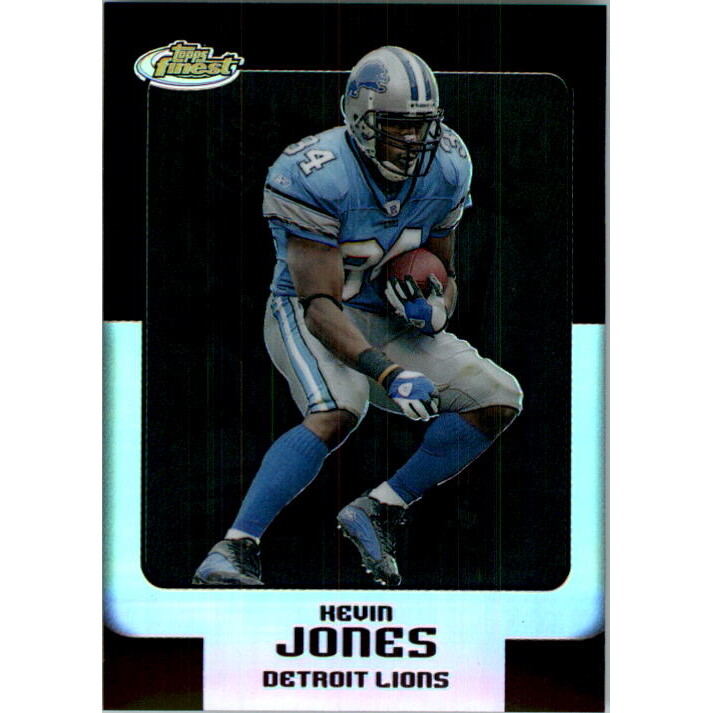 2006 Finest Black Refractors #2 Kevin Jones