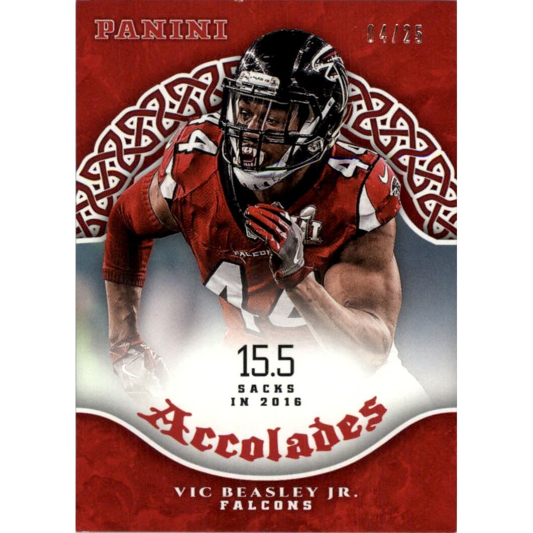 2017 Panini Accolades Red #9 Vic Beasley Jr.