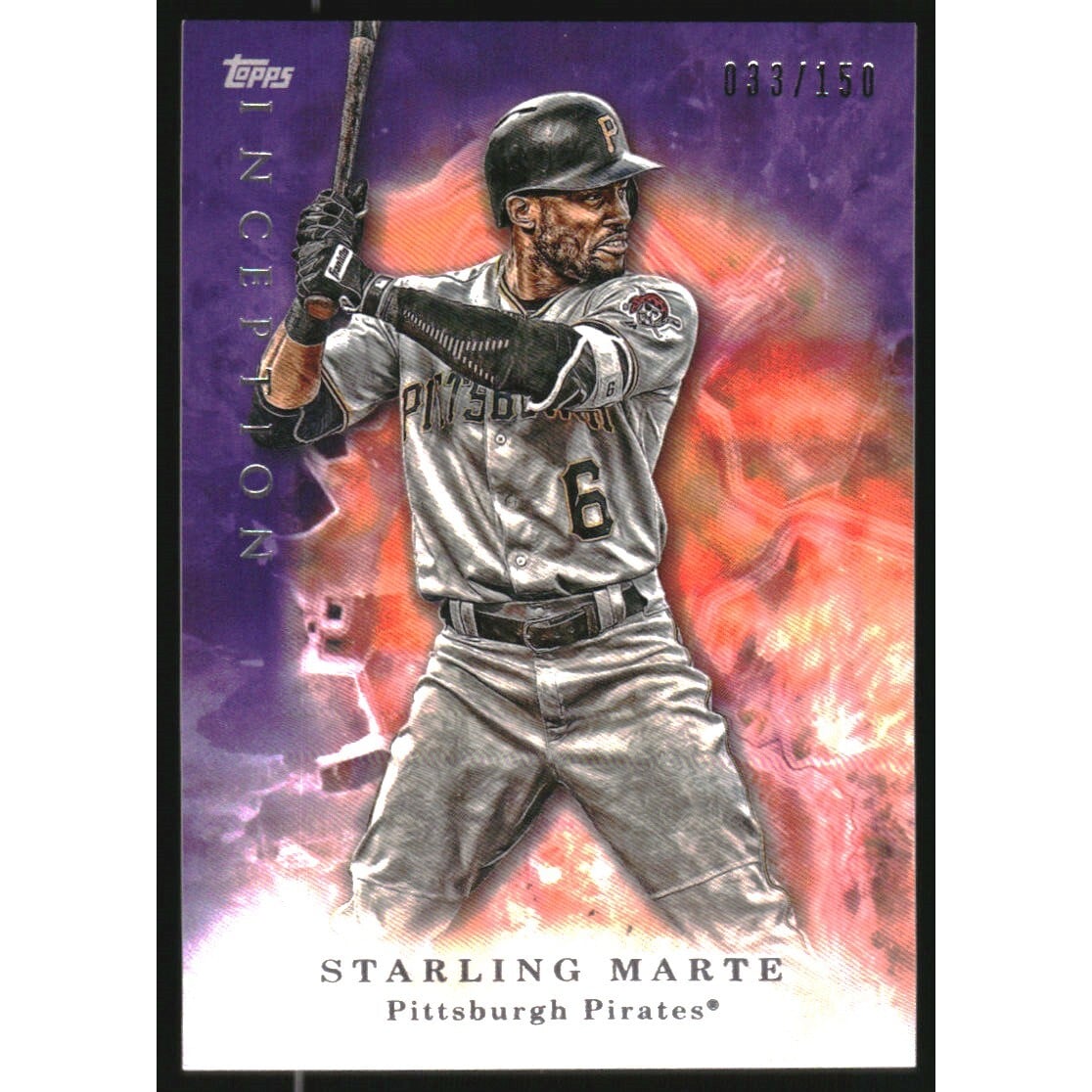 2017 Topps Inception Purple #14 Starling Marte
