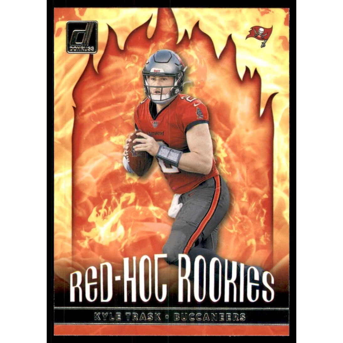2021 Donruss Red Hot Rookies #9 Kyle Trask. rookie card picture