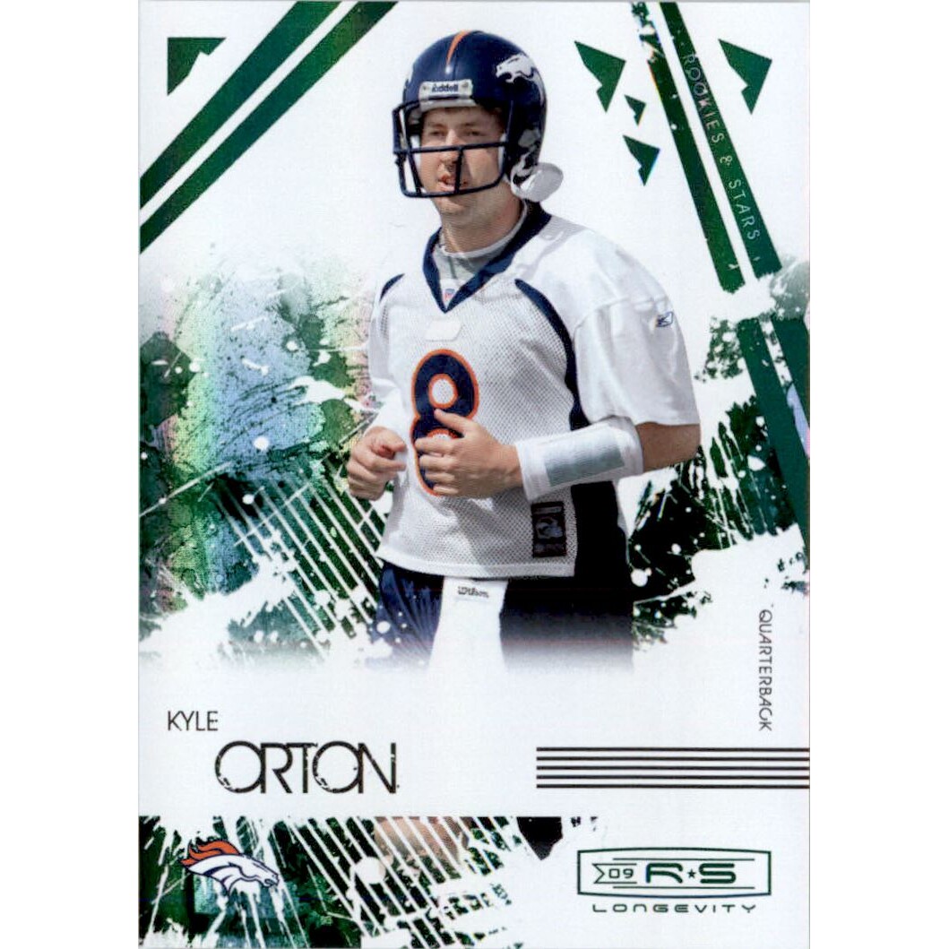 2009 Donruss Rookies and Stars Longevity Emerald #18 Kyle Orton. rookie card picture