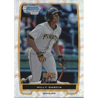 2012 Bowman Chrome Prospects X-Fractors #BCP168 Willy Garcia