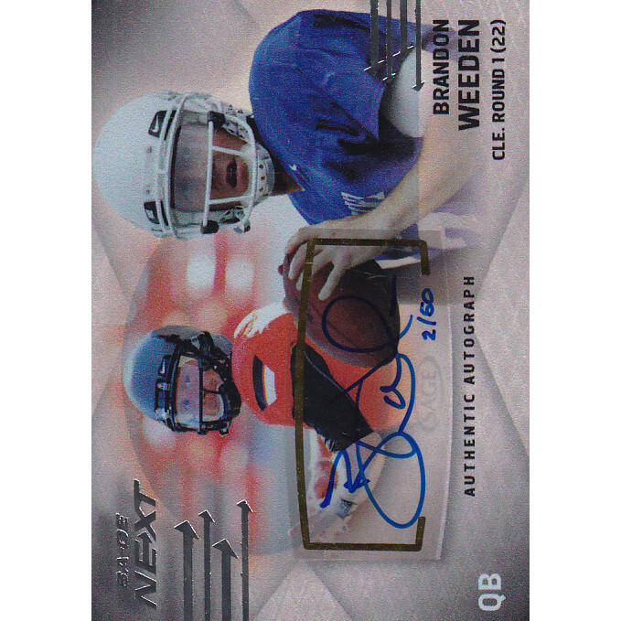 2012 SAGE Next #47 Brandon Weeden 2012 SAGE Next #47 Brandon Weeden
