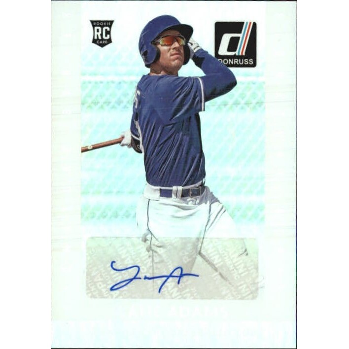 2015 Donruss Signature Series #14 Lane Adams. rookie card picture