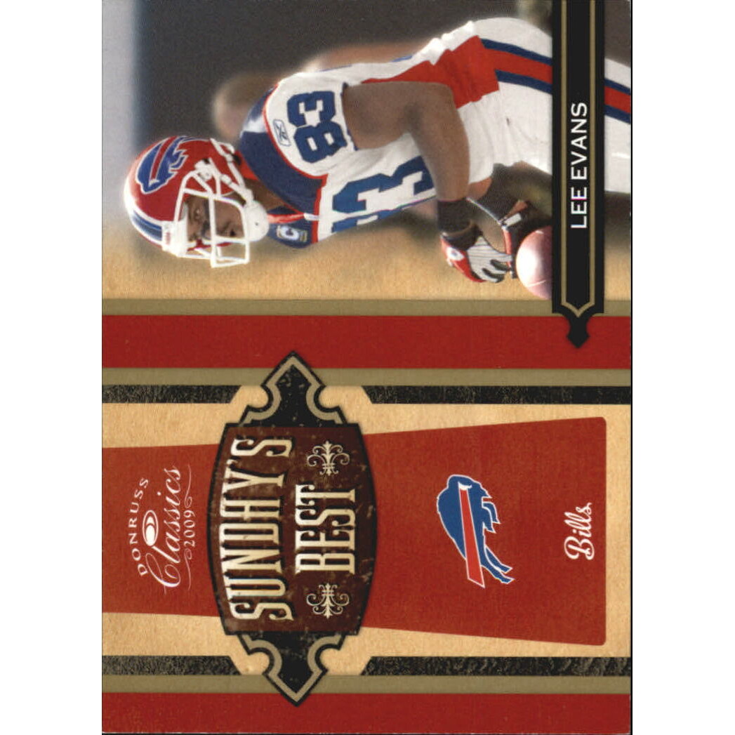 2009 Donruss Classics Sunday's Best Gold #25 Lee Evans. rookie card picture