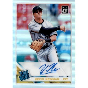 2019 Donruss Optic Rated Rookies Signatures Holo #27 Kevin Newman