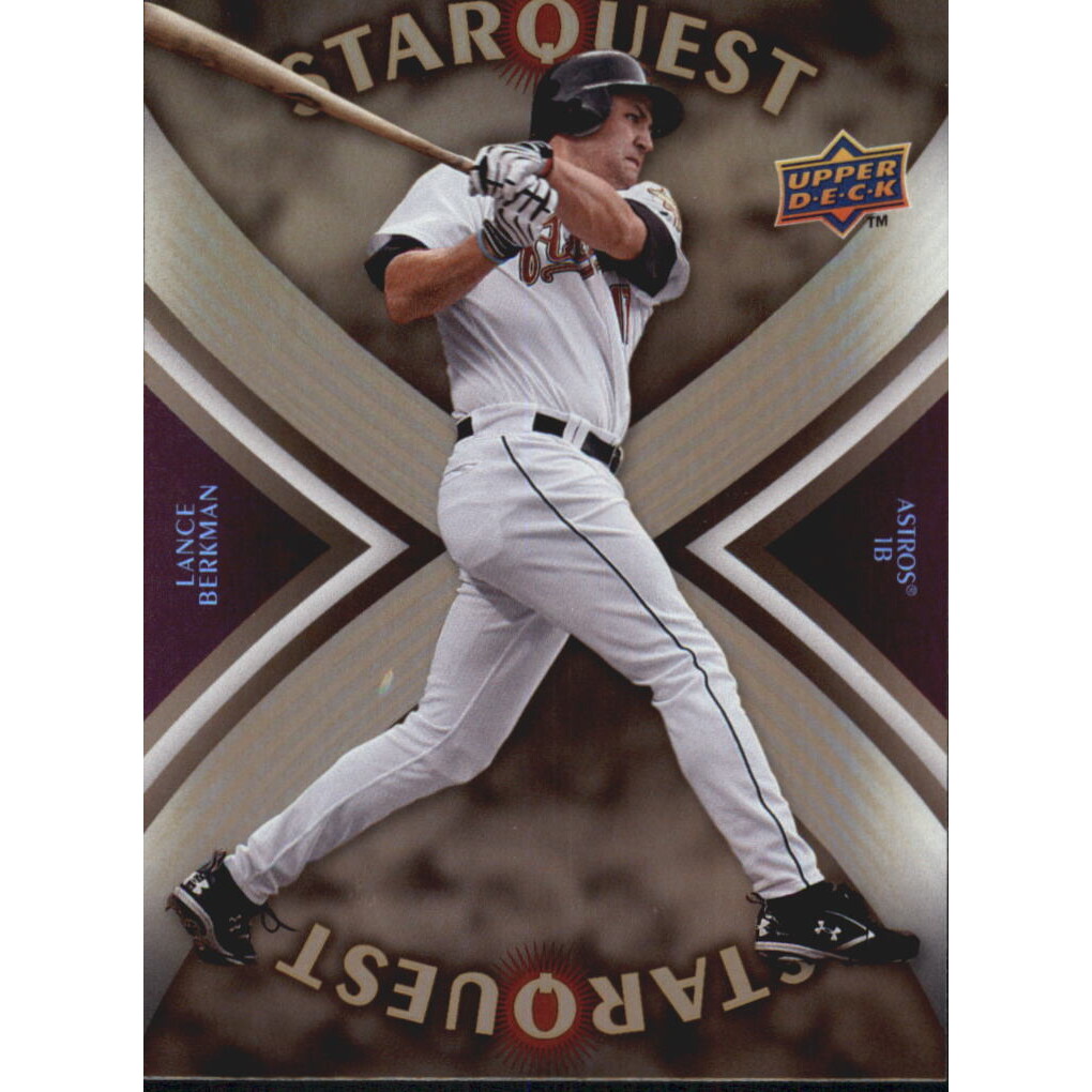 2008 Upper Deck StarQuest Ultra Rare #52 Lance Berkman. rookie card picture