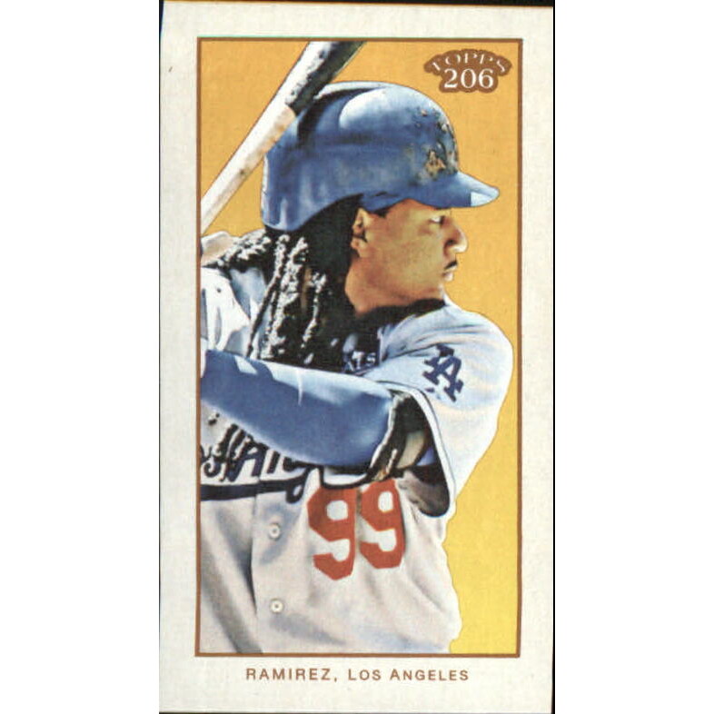 2009 Topps 206 Mini Old Mill #175 Manny Ramirez. rookie card picture