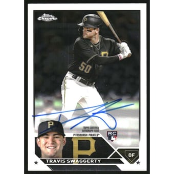 2023 Topps Chrome Rookie Autographs #RATSW Travis Swaggerty