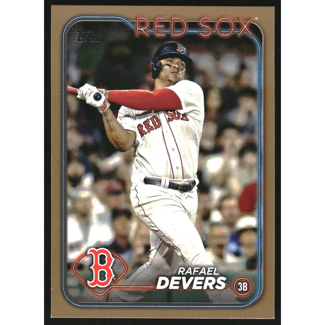 2024 Topps Gold #22 Rafael Devers. rookie card picture