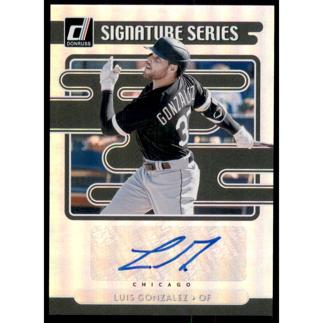 2021 Donruss Signature Series #5 Luis Gonzalez. rookie card picture