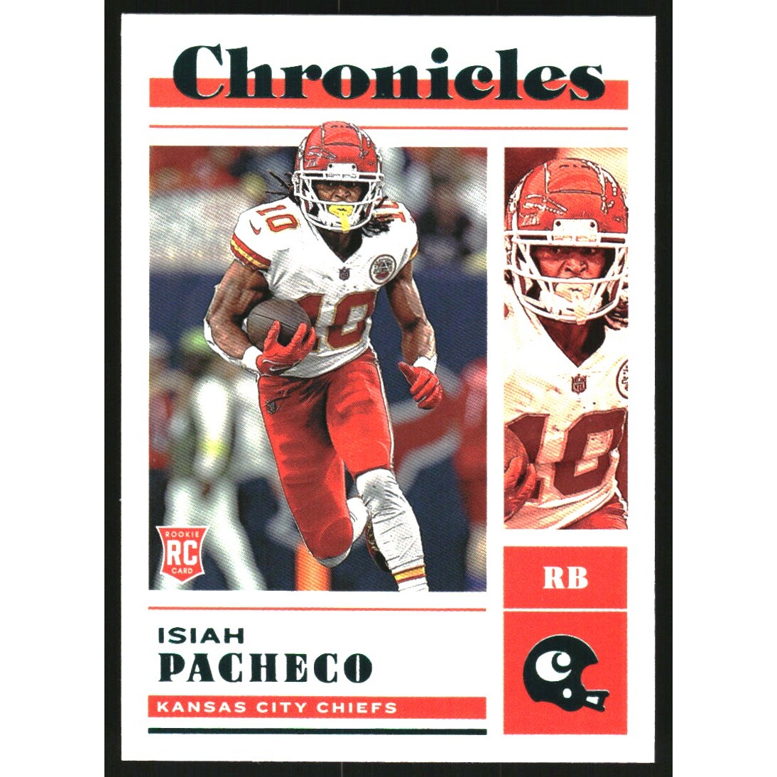 2022 Panini Chronicles Teal #36 Isiah Pacheco