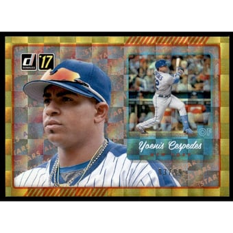 2017 Donruss All Stars Gold #AS12 Yoenis Cespedes