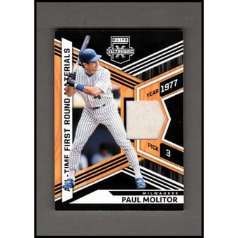 2021 Elite Extra Edition All-Time First Round Materials #13 Paul Molitor