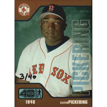 2002 Upper Deck 40-Man Electric Rainbow #295 Calvin Pickering