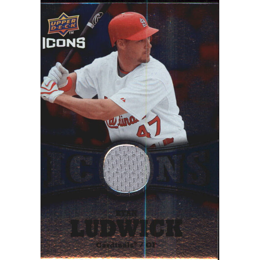 2009 Upper Deck Icons Icons Jerseys #RL Ryan Ludwick. rookie card picture
