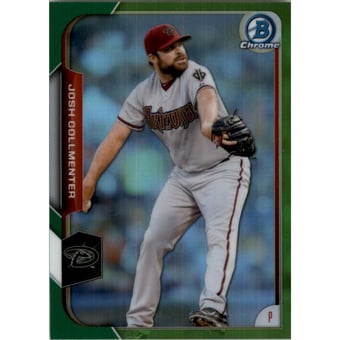 2015 Bowman Chrome Green Refractors #78 Josh Collmenter