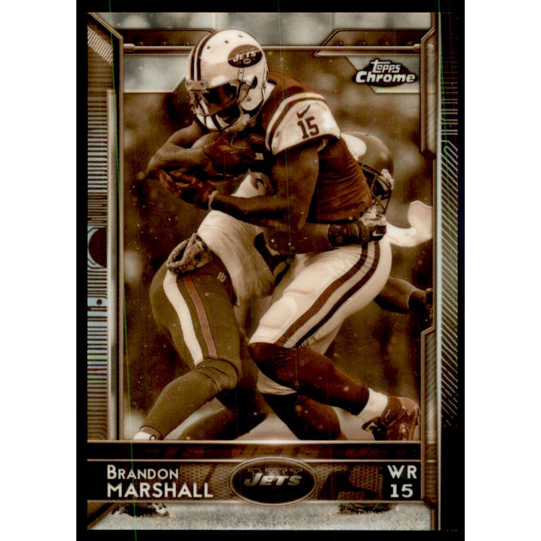 2015 Topps Chrome Sepia Refractors #49 Brandon Marshall