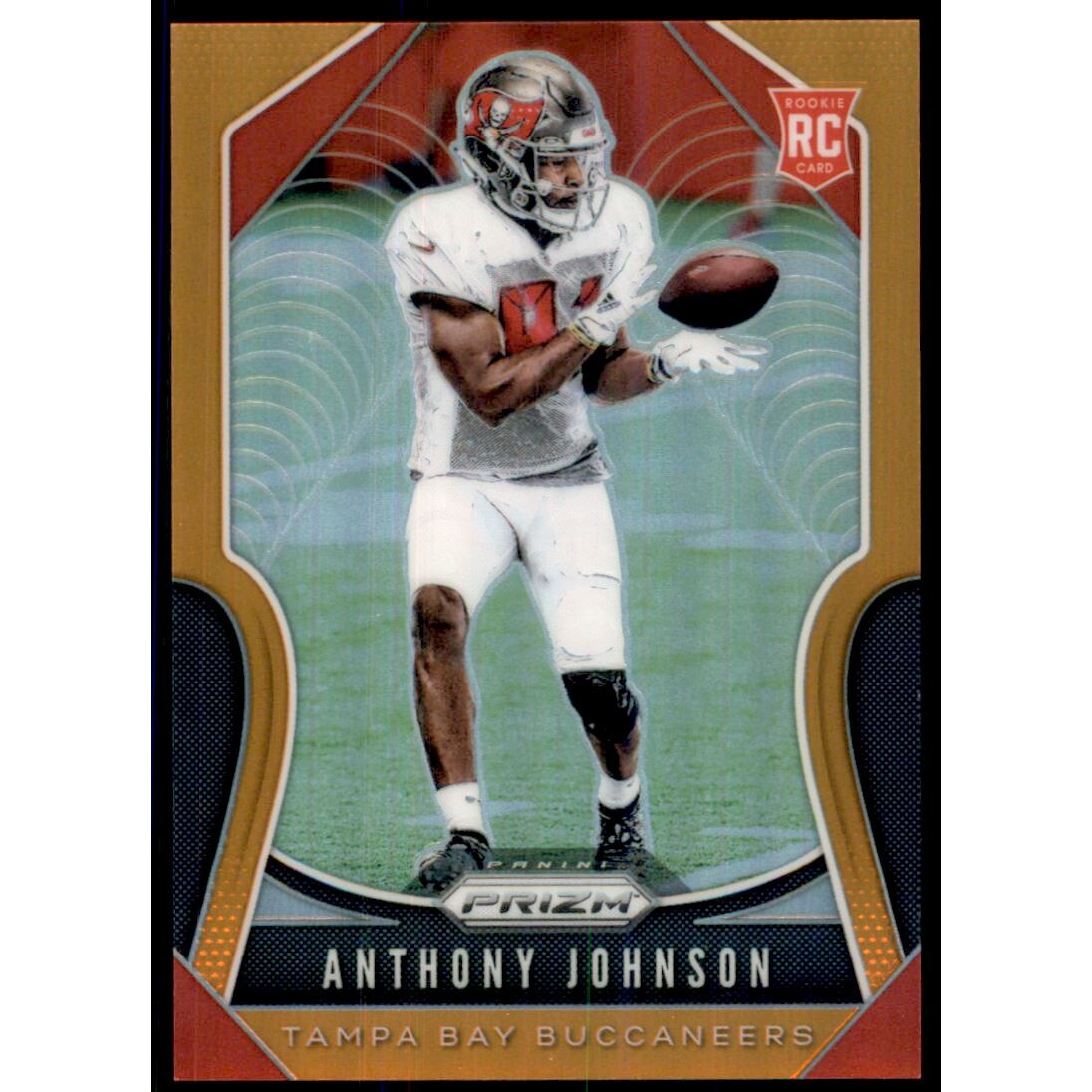 2019 Panini Prizm Prizms Orange #370 Anthony Johnson