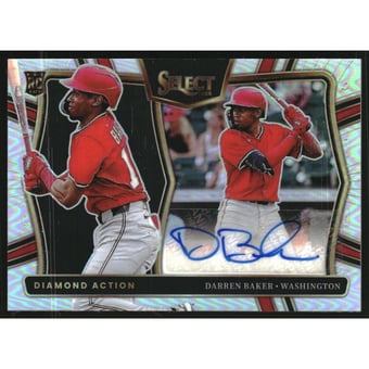 2025 Select Diamond Action Signatures #2 Darren Baker