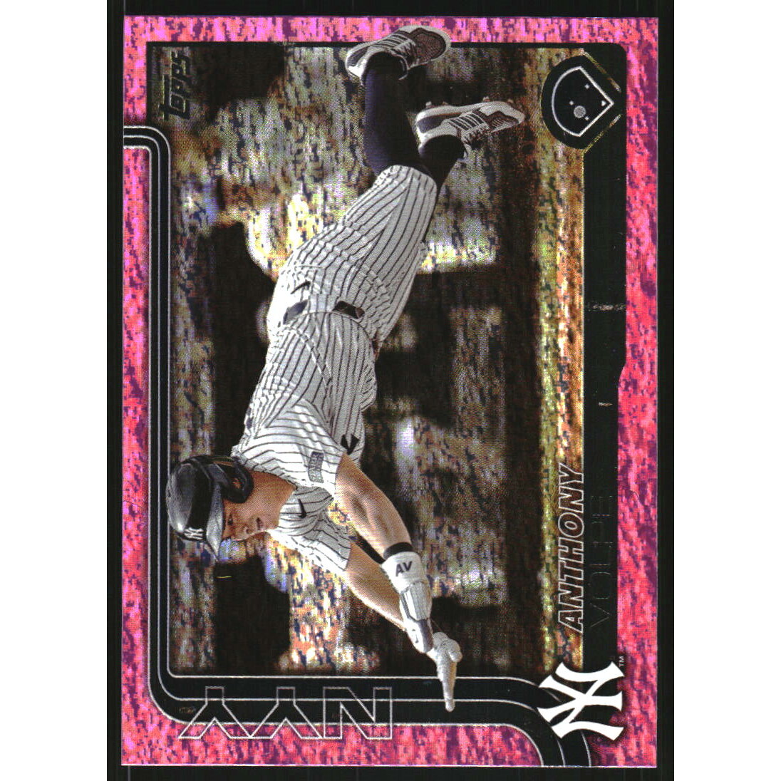 2025 Topps Pink Holo Foil #35 Anthony Volpe