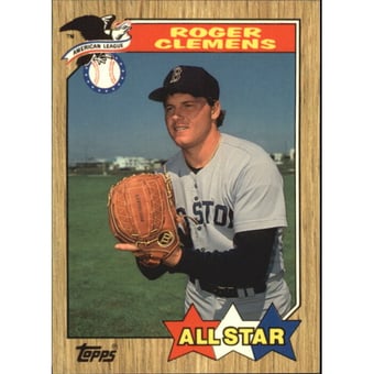 1987 Topps Tiffany #614 Roger Clemens AS