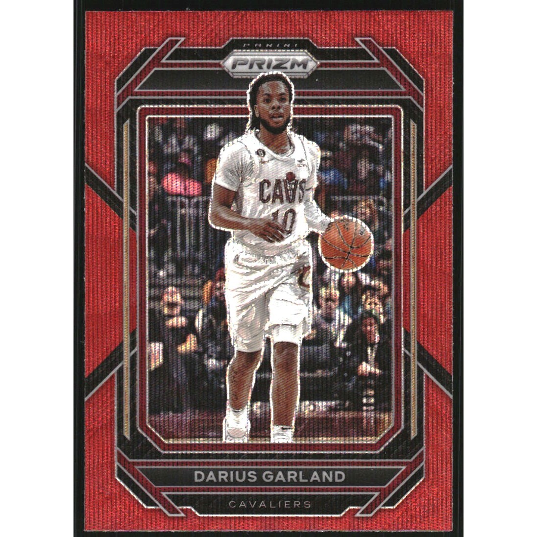 2022-23 Panini Prizm Prizms Ruby Wave #75 Darius Garland
