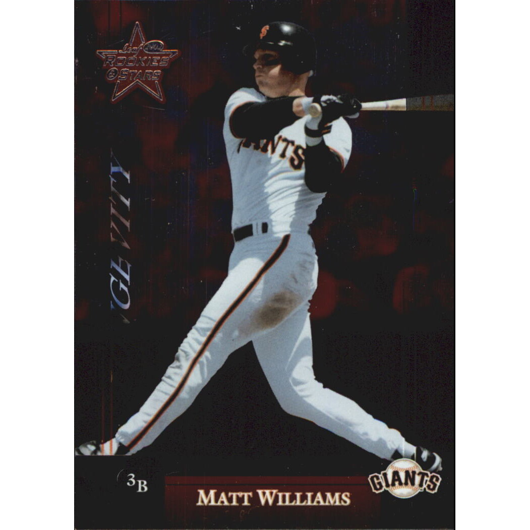 2002 Leaf Rookies and Stars Longevity #118A Matt Williams Giants SP