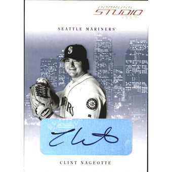 2005 Studio Autographs #250 Clint Nageotte