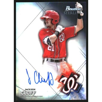 2021 Bowman Sterling Prospect Autographs #BSPAJC Jackson Cluff