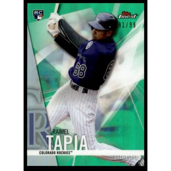 2017 Finest Green Refractors #75 Raimel Tapia