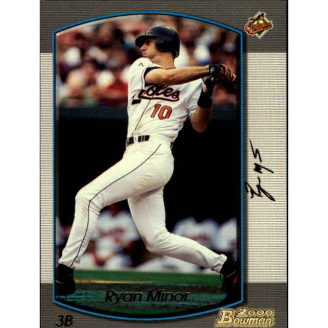 2000 Bowman Gold #310 Ryan Minor. rookie card picture