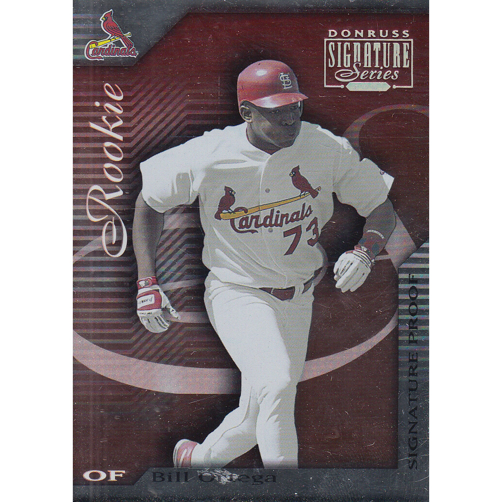 2001 Donruss Signature Series Proofs #292 Bill Ortega