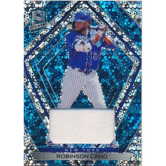 2020 Panini Spectra Swatches Neon Blue #17 Robinson Cano
