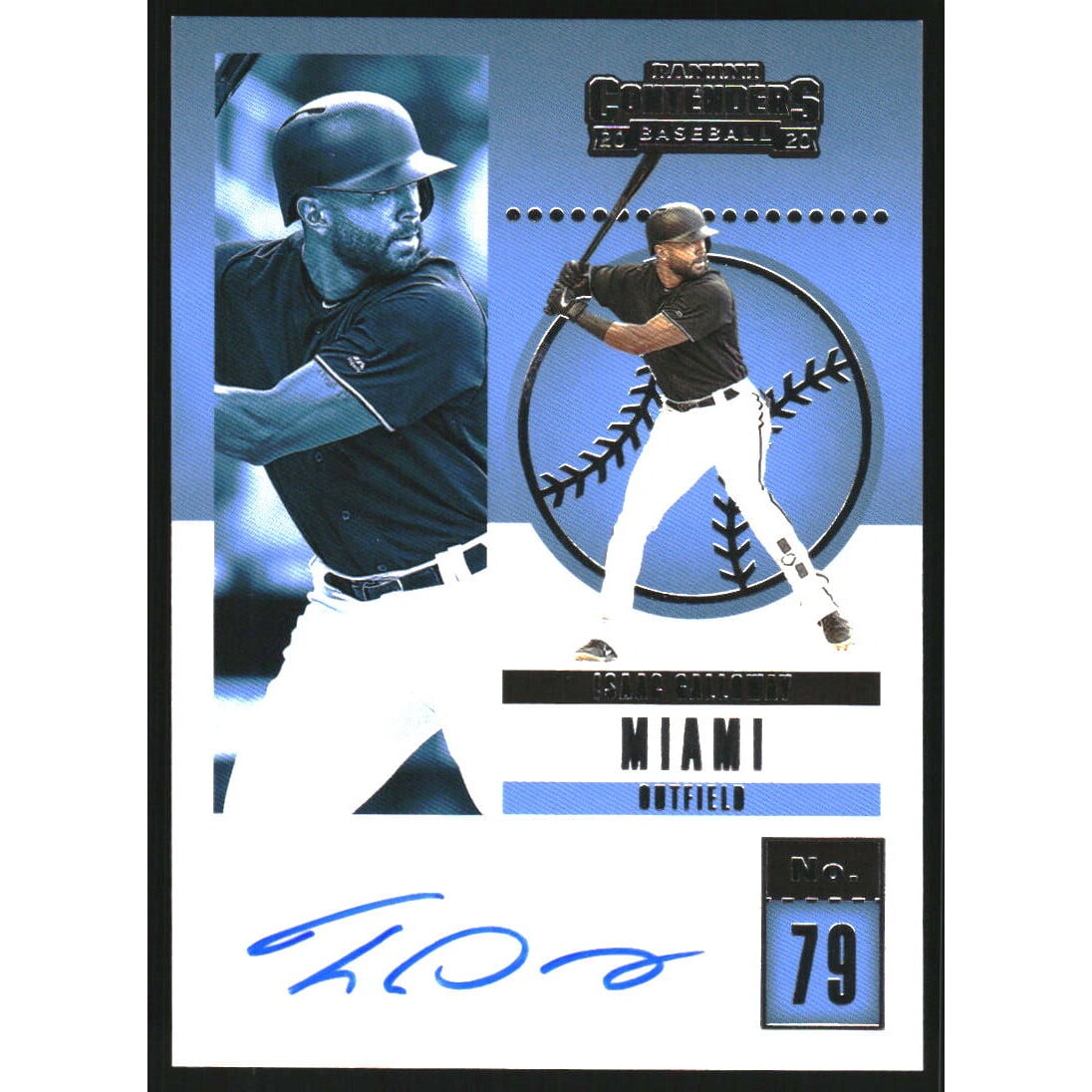 2020 Panini Contenders Contenders Autographs #40 Isaac Galloway. rookie card picture