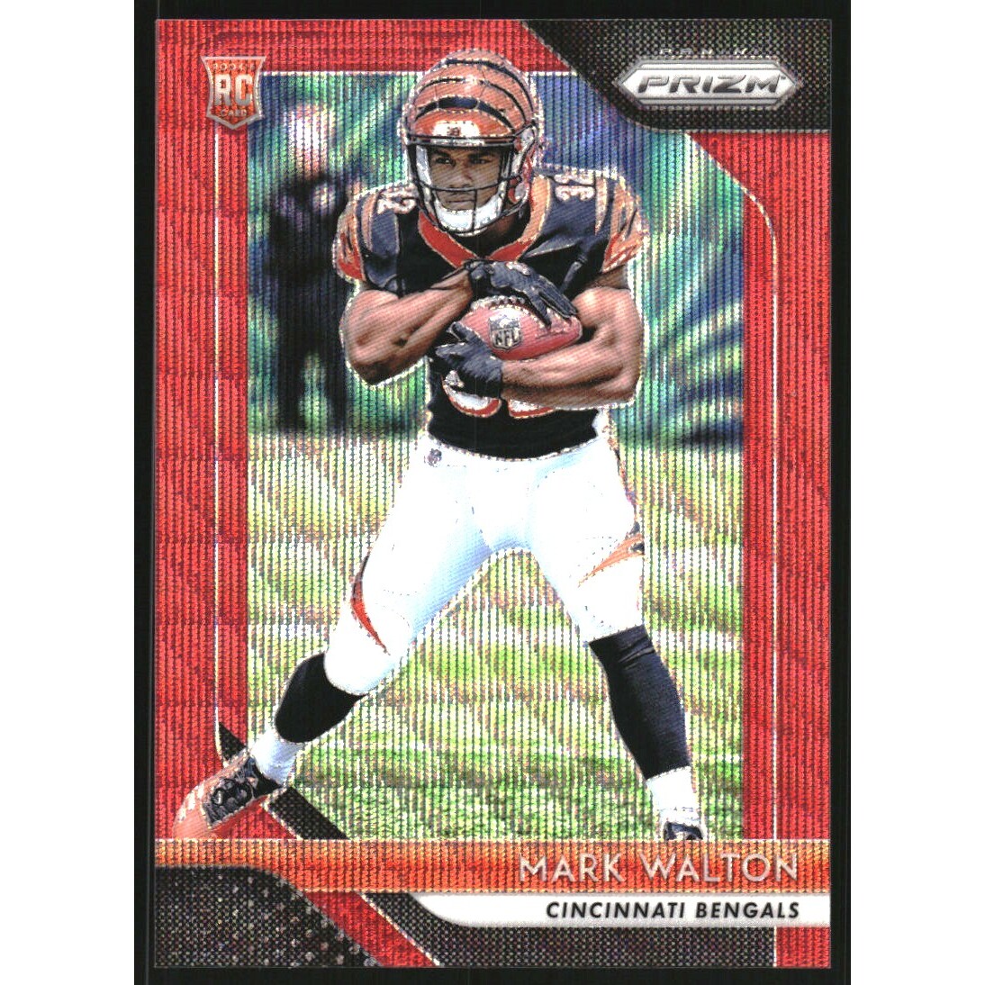 2018 Panini Prizm Prizms Red Wave #231 Mark Walton
