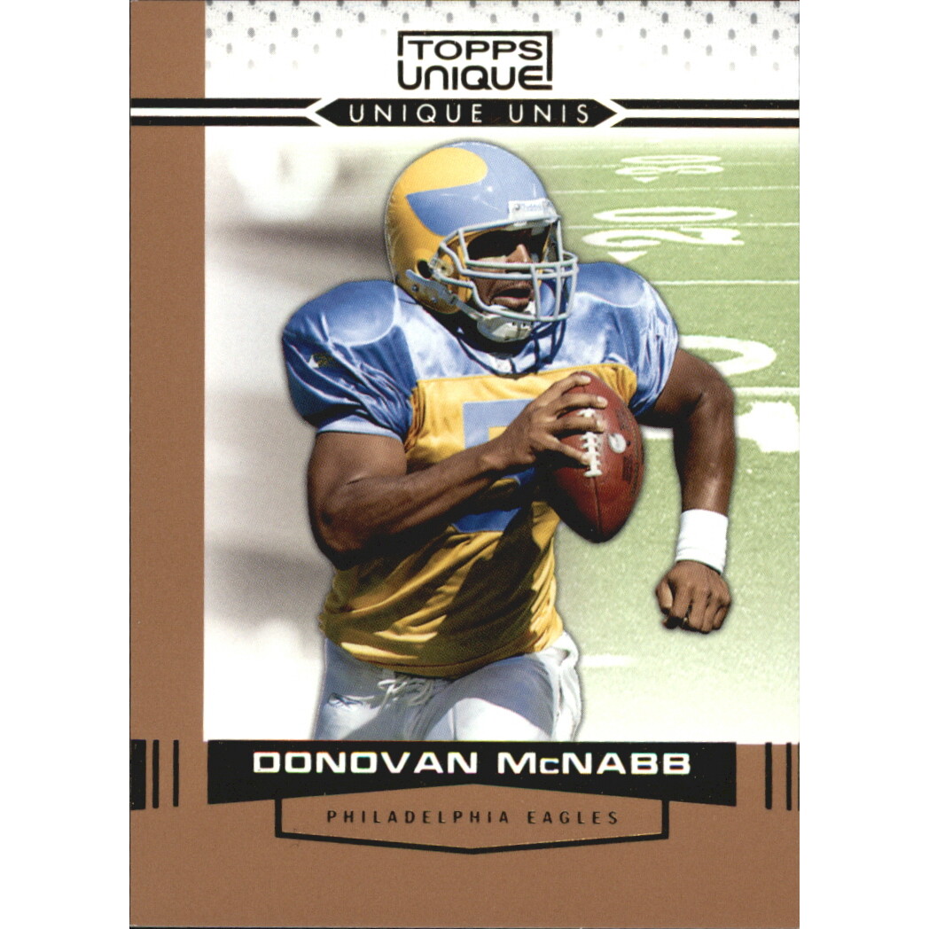 2009 Topps Unique Unique Unis Bronze #UU1 Donovan McNabb 2009 Topps Unique Unique Unis Bronze #UU1 Donovan McNabb